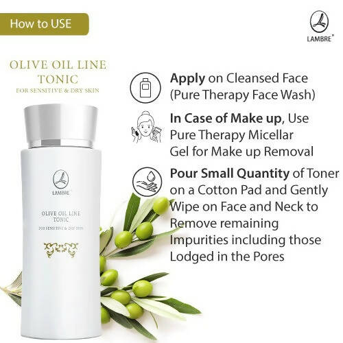 Lambre Olive Oil Line Tonic Toner - Distacart
