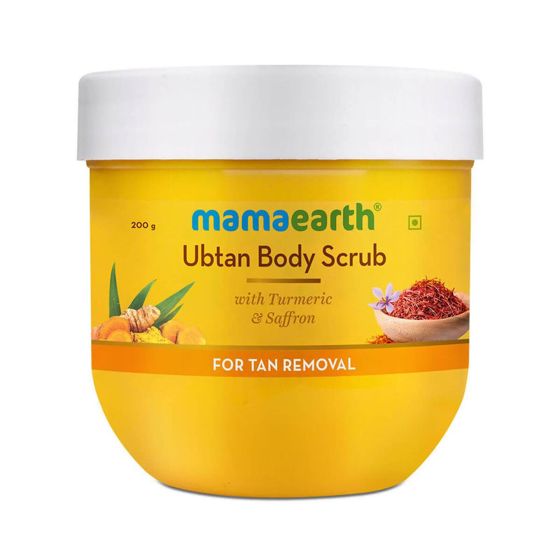 Mamaearth Ubtan Body Scrub with Turmeric &amp; Saffron for Tan Removal