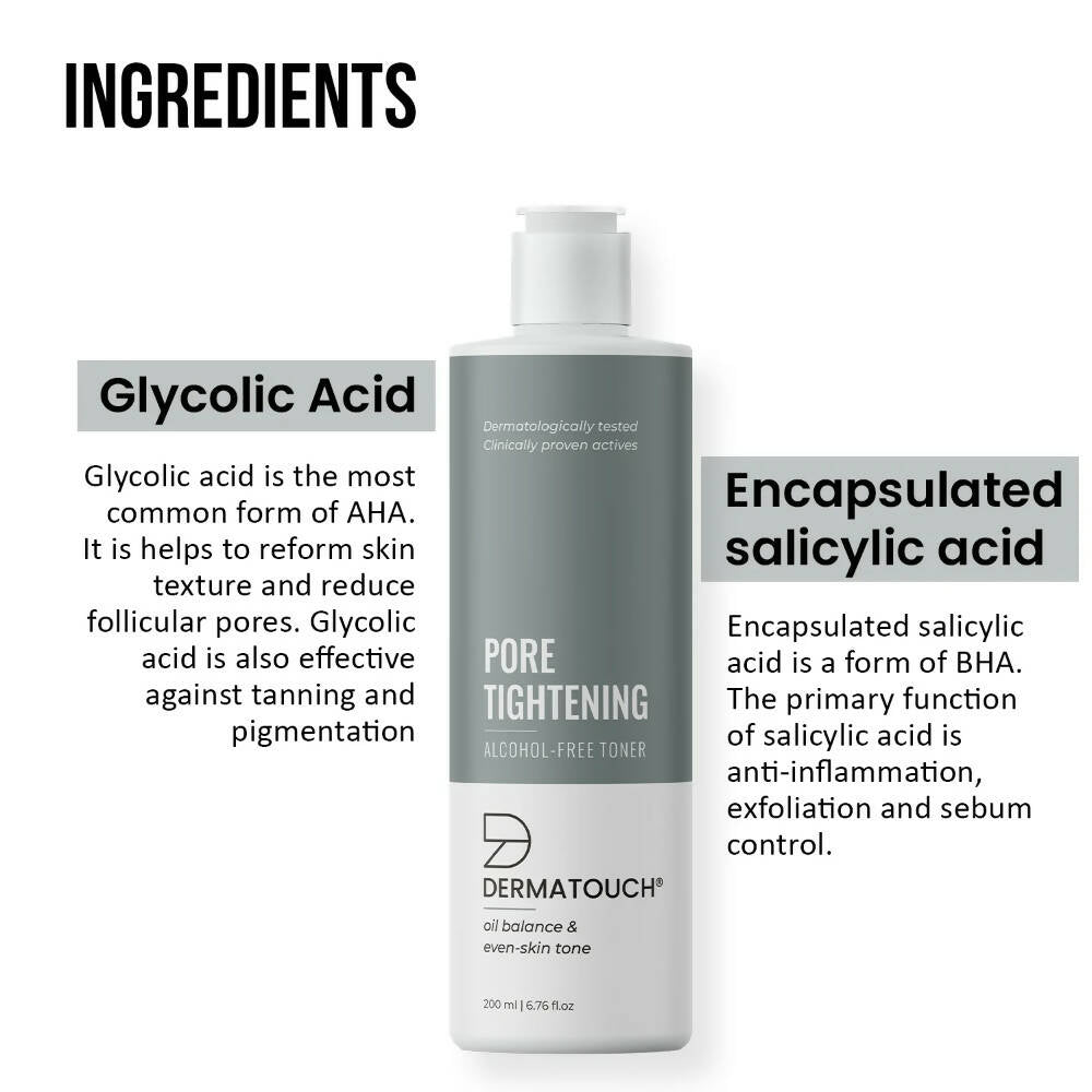 Dermatouch Pore Tightening Alcohol-Free Toner - Distacart