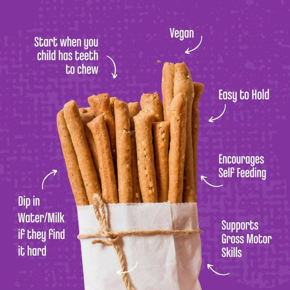 Early Foods Millet & Sesame Teething Sticks - Distacart