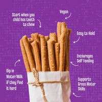 Thumbnail for Early Foods Millet & Sesame Teething Sticks - Distacart