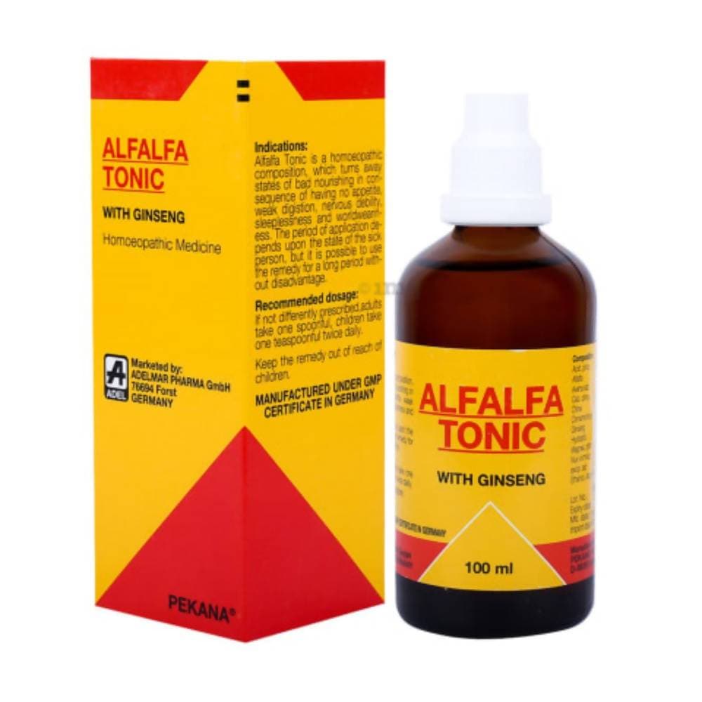 Adel Homeopathy Alfalfa Tonic With Ginseng