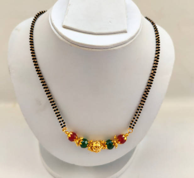 Simple Multicolor Blackbeads / Mangalsutra