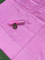 Thumbnail for DEIANA'S Beautiful Golden Jari with New Design Soft Lichi Silk Saree - Baby pink - Distacart