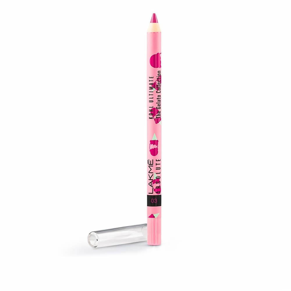 Lakme Absolute Kohl Ultimate The Gelato Collection 03 - Raspberry - Distacart