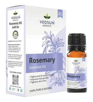 Vedsun Naturals Rosemerry Essential Oil Pure & Organic for Skin and Fragrance - Distacart