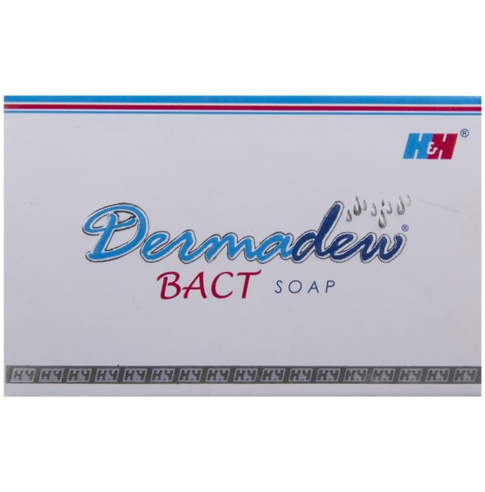 Dermadew Bact Soap for Gentle Skin Cleansing, Protection & Hydration - Distacart