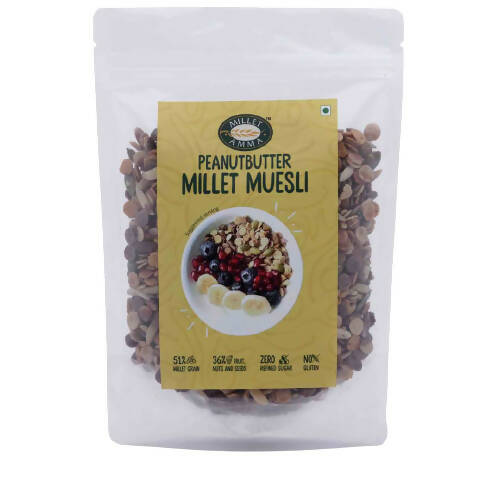 Millet Amma Peanut Butter Millet Muesli - Distacart