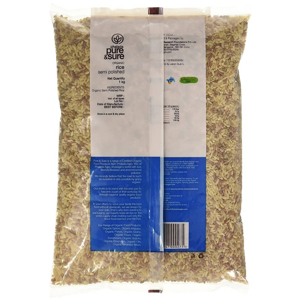 Organic Rice Semi Polished - Rajmudi