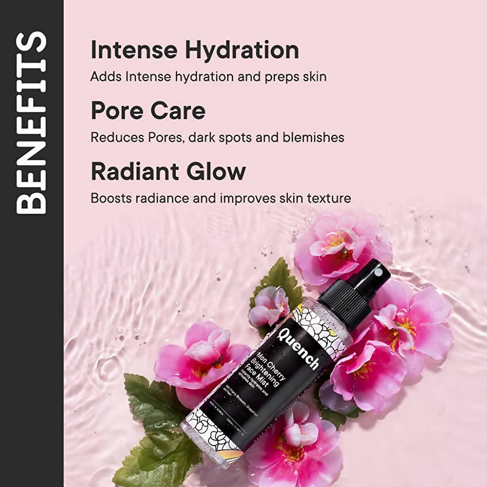 Quench Botanics Mon Cherry Brightening Face Mist - Distacart