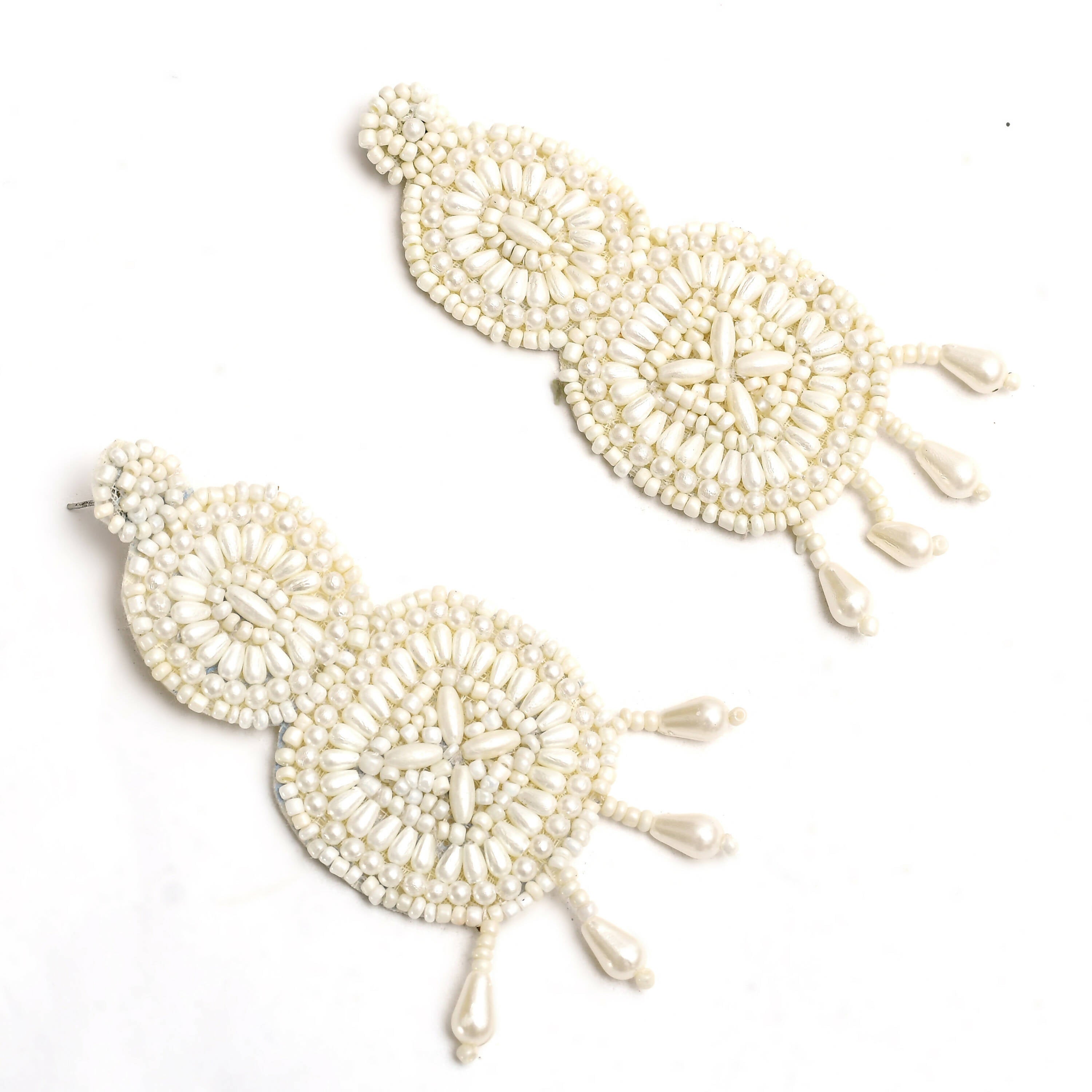 Mominos Fashion Johar Kamal Handicraft Pearls Necklace with Earrings For Women - Distacart
