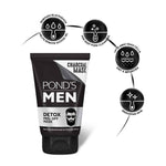 Thumbnail for Men Charcoal Removal Detox Peel Off Mask - 75 gm