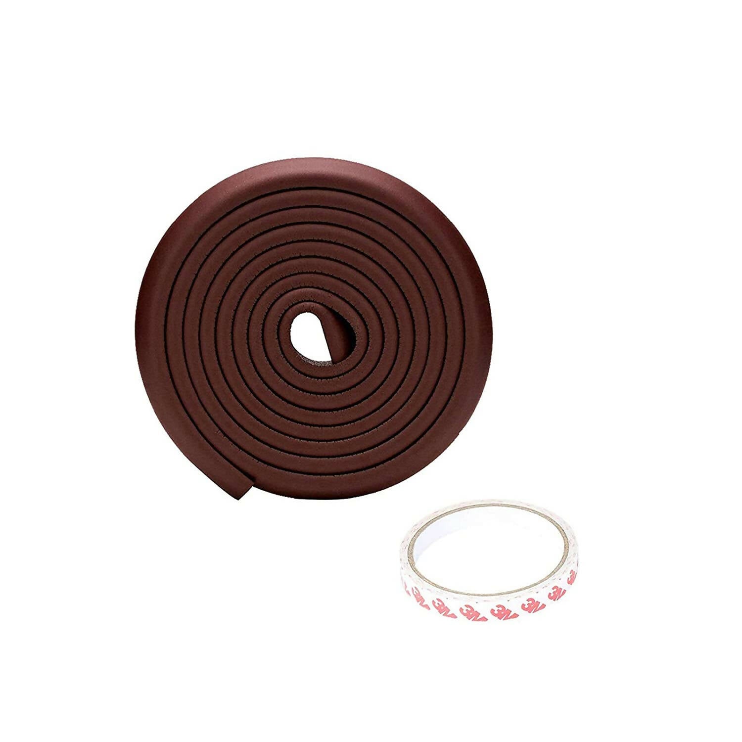 Safe-O-Kid High Density Edge Guards - 5 Mtr (Brown) For Kids Protection - Distacart