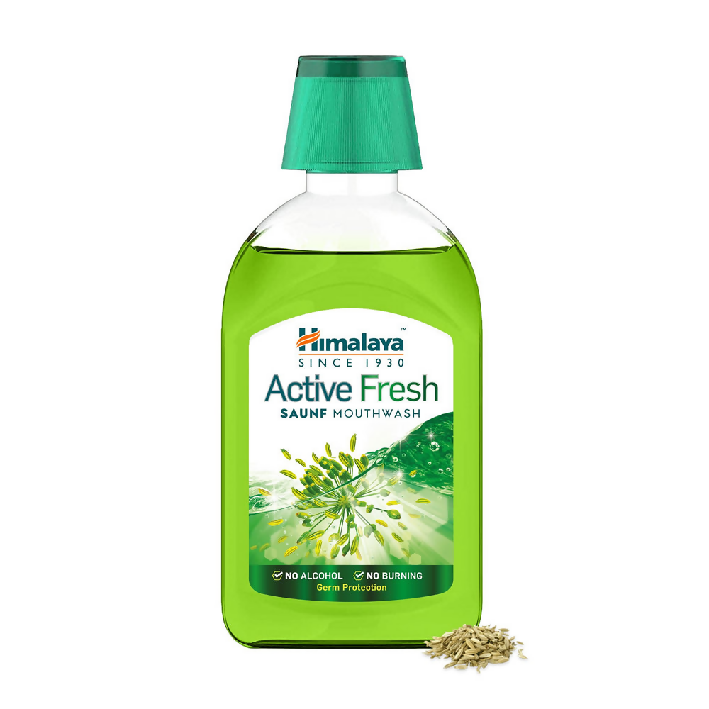 Himalaya Herbals Active Fresh Saunf Mouthwash - Distacart