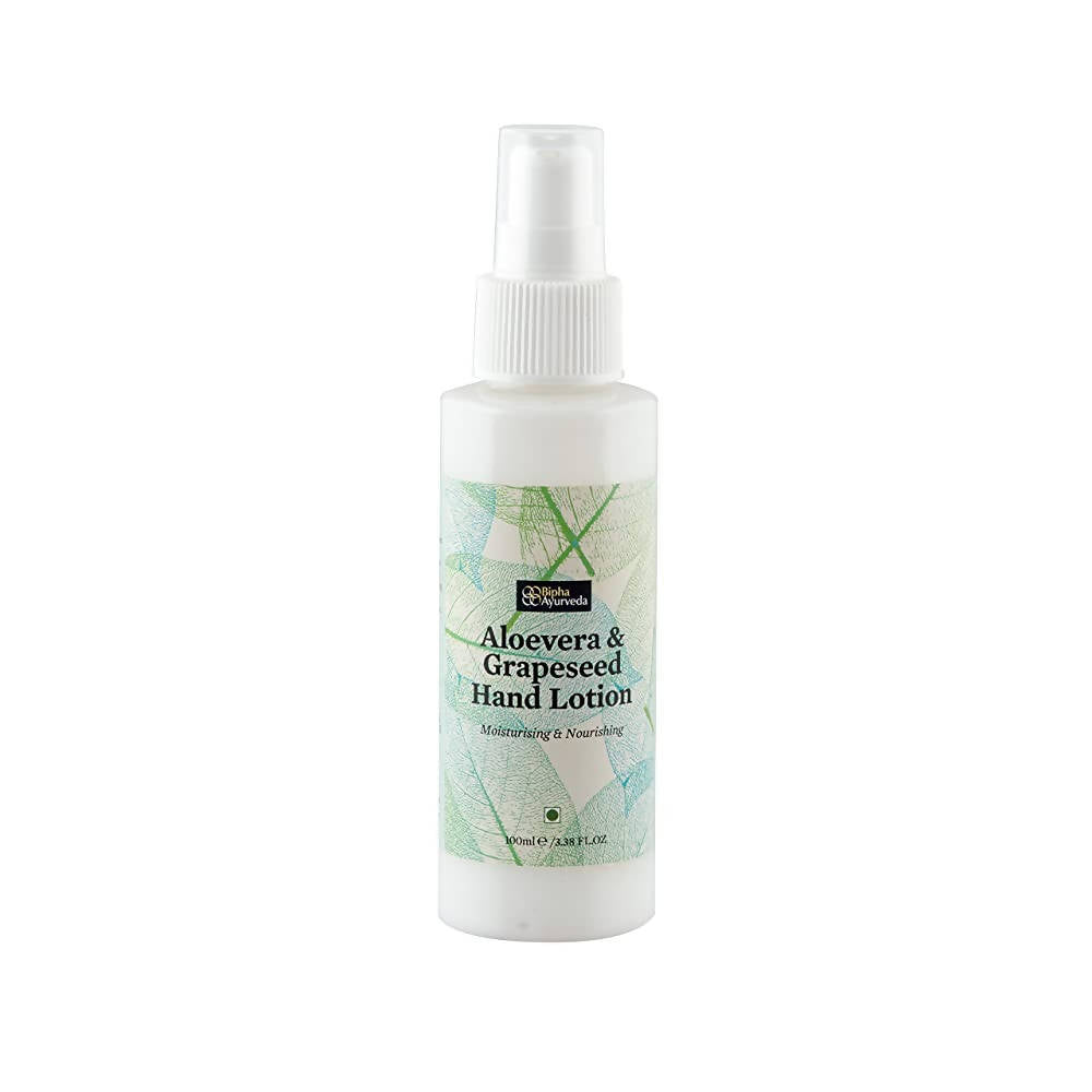 Bipha Ayurveda Aloevera & Grapeseed Hand Lotion - Distacart