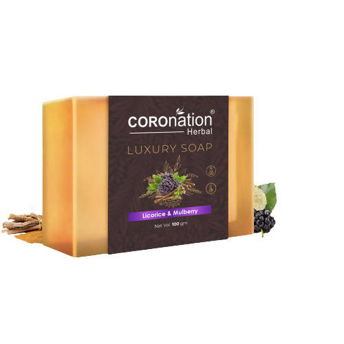 Coronation Herbal Licorice & Mulberry Luxury Soap - Distacart