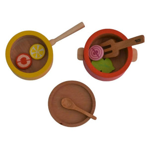 Nesta Toys Wooden Gas Stove and Cooking Set For Kids - Distacart