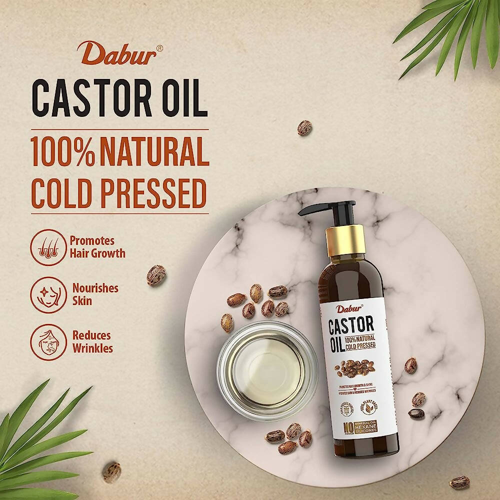 Dabur Castor Oil 100% Natural Cold Pressed - Distacart