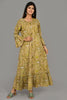 Kaajh Women's Green Floral Print kurta - Distacart