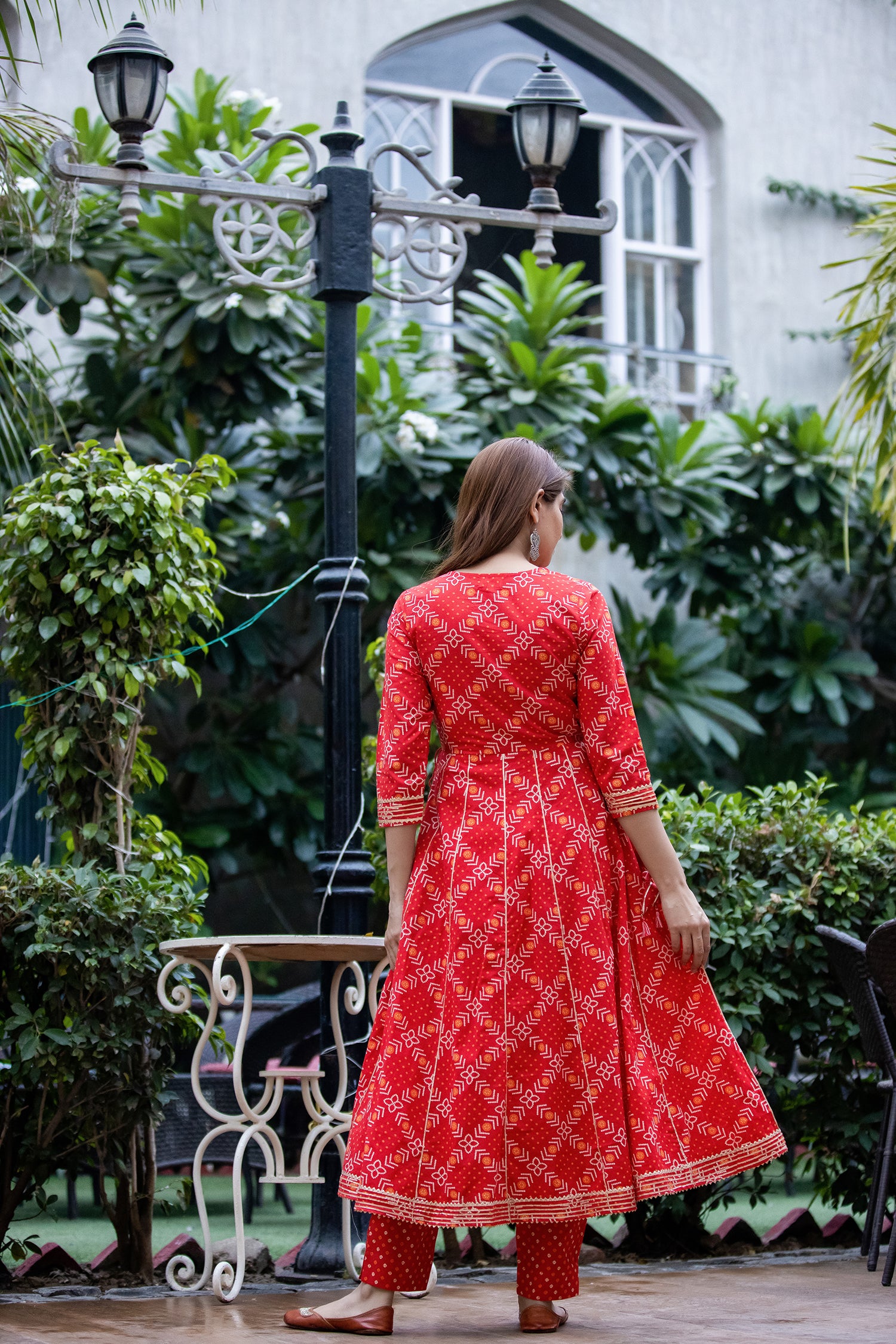 Kaajh Women's Red Embroidery Anarkali Suit Set - Distacart