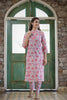 Kaajh Women's Pink Floral Printed Kurta Pant Set - Distacart