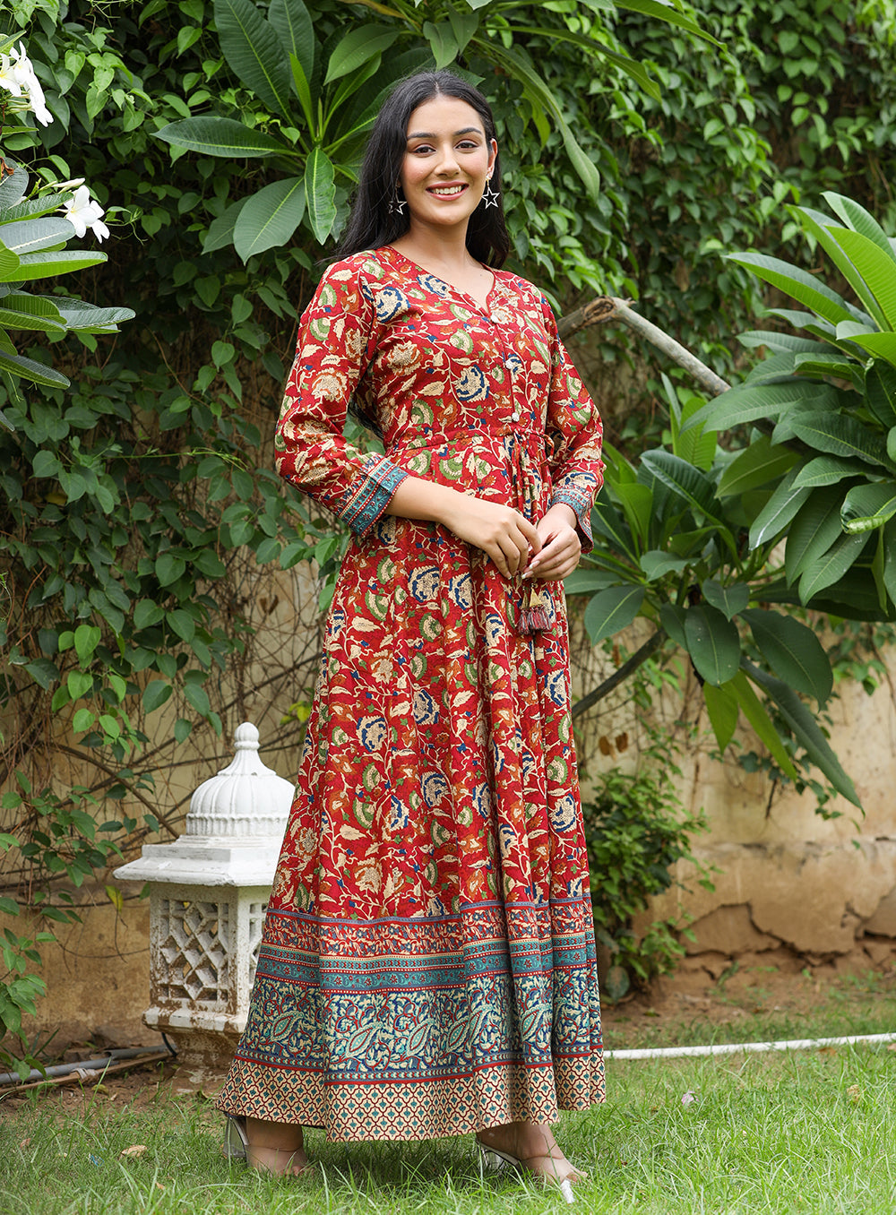 Kalamkari anarkali dress sales