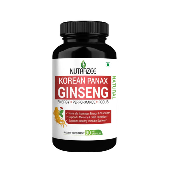 Nutrazee Korean Panax Ginseng Capsules - Distacart