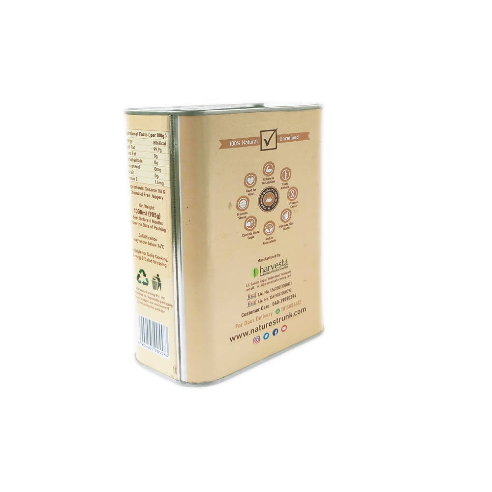 Nature's Trunk Extra Virgin Woodpressed Sesame oil - Distacart