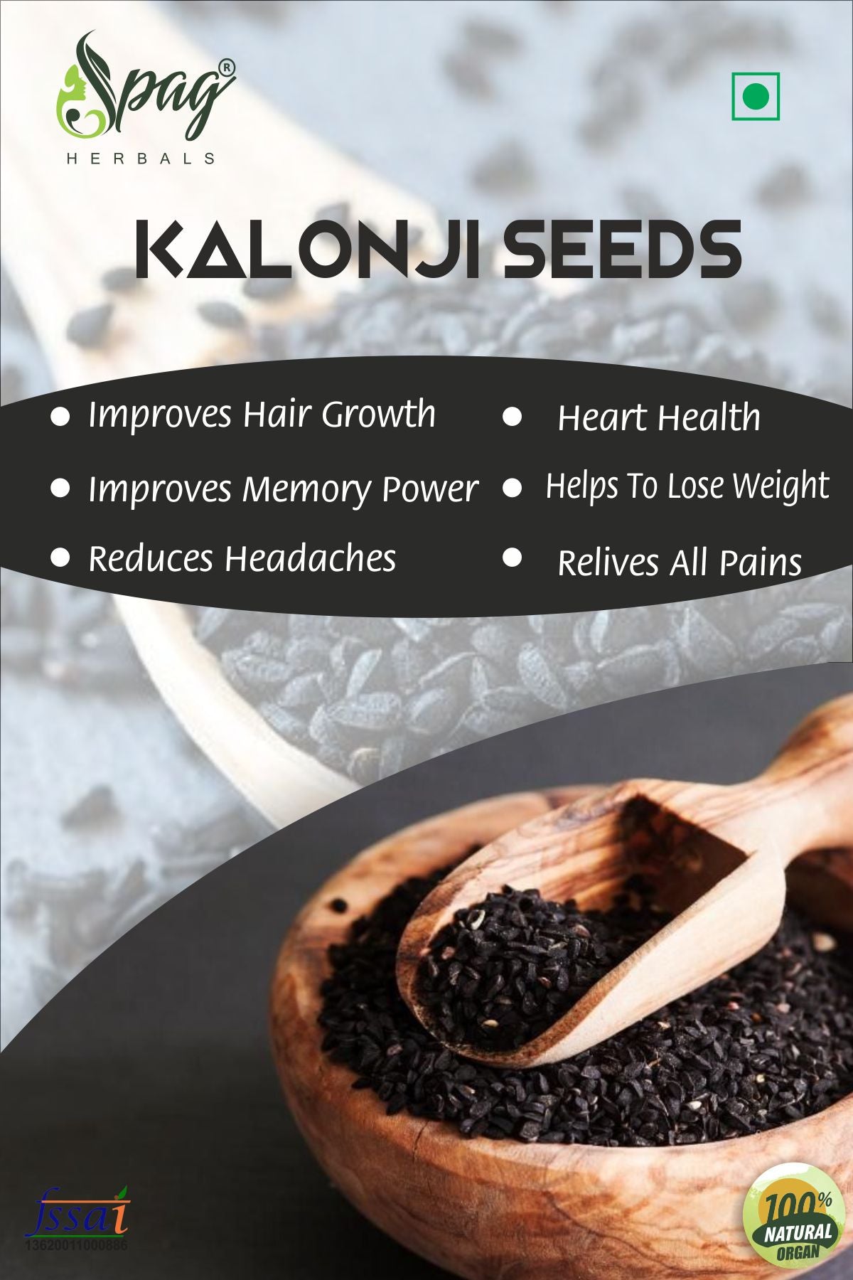 Spag Herbals Kalonji Seeds - Distacart