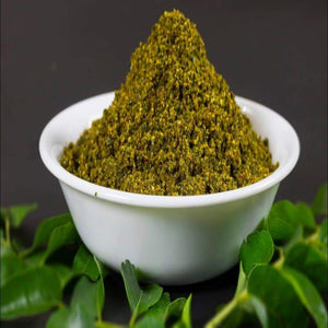 Curry Leaves spicy powder/ Karivepaku kaaram 