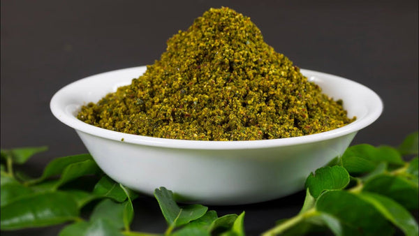 Curry Leaves spicy powder/ Karivepaku kaaram (With Out Garlic)