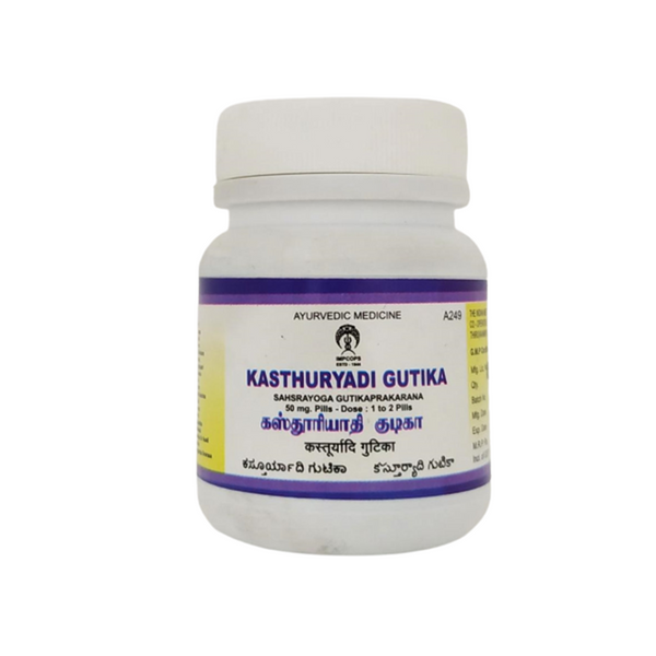 Impcops Ayurveda Kasthuryadi Gutika Tablets - Distacart