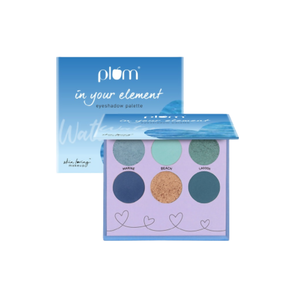 Plum In Your Element Eyeshadow Palette Easy to Blend 6-in-1 Palette 02 Water - Distacart