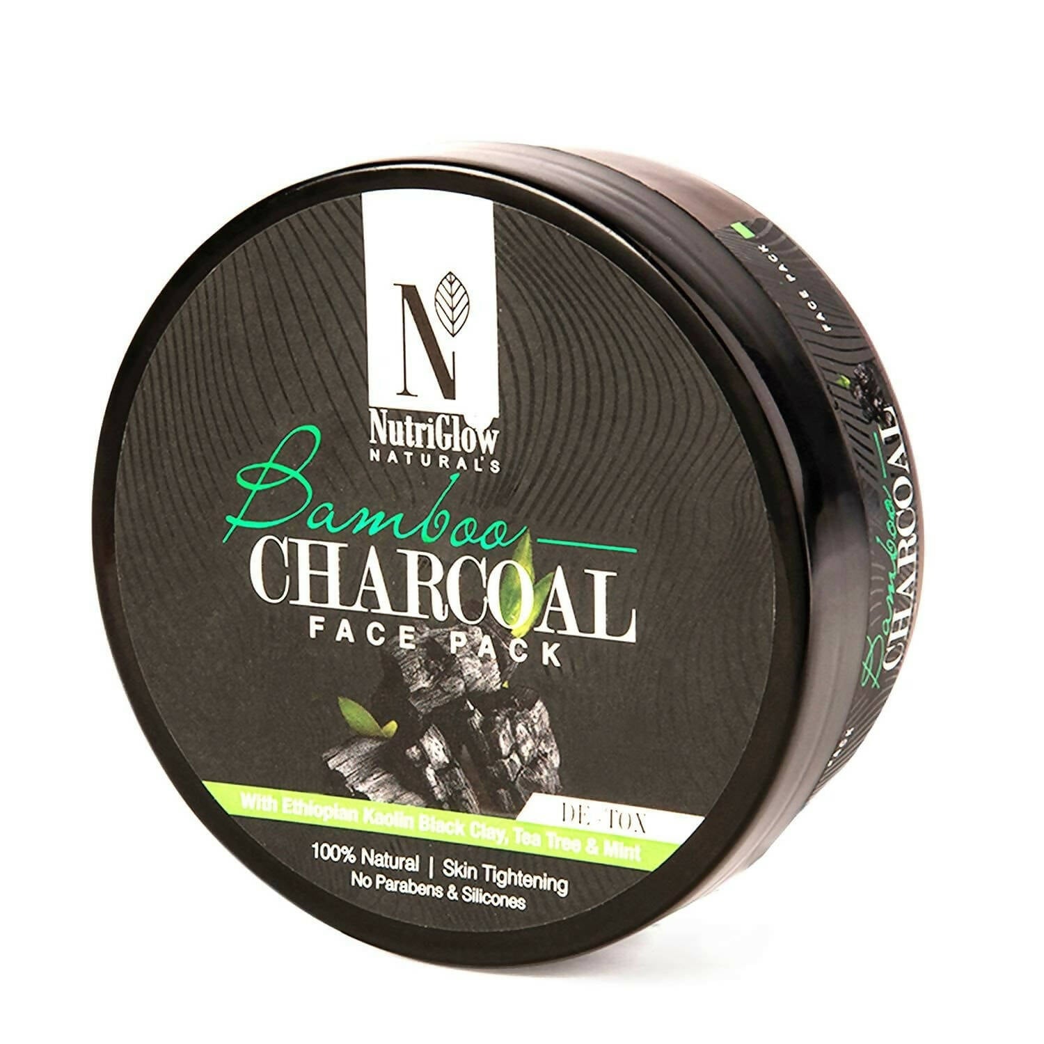 NutriGlow NATURAL'S Bamboo Charcoal Face Pack - Distacart