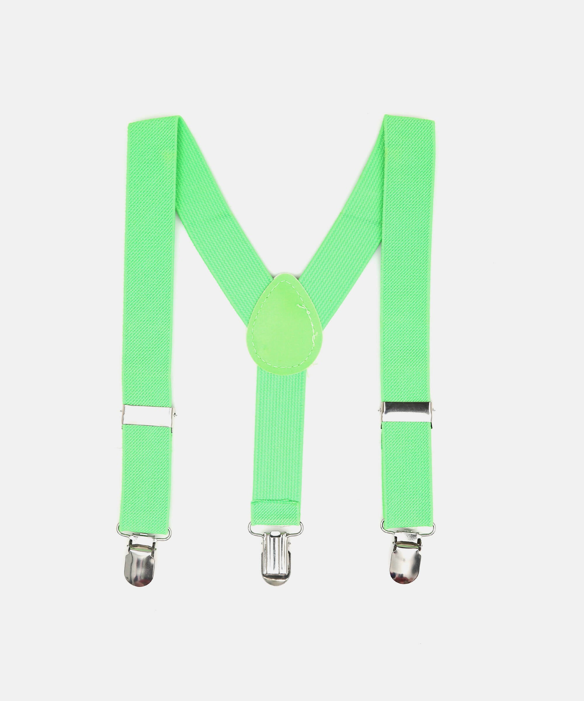 Manet Boys Solid Suspenders - Green - Distacart