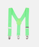 Thumbnail for Manet Boys Solid Suspenders - Green - Distacart