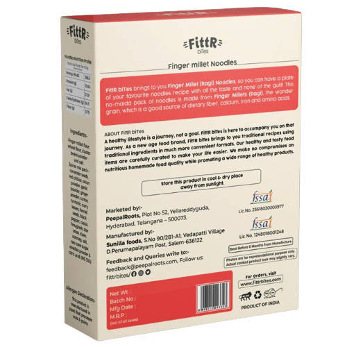 FittR biTes Finger Millet (Ragi) Noodles - Distacart