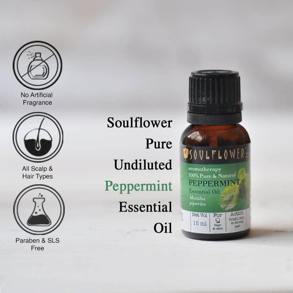 Soulflower Peppermint Essential Oil - Distacart