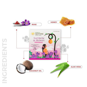 Kerala Ayurveda Natural Handmade Saffron & Honey Soap ingredients