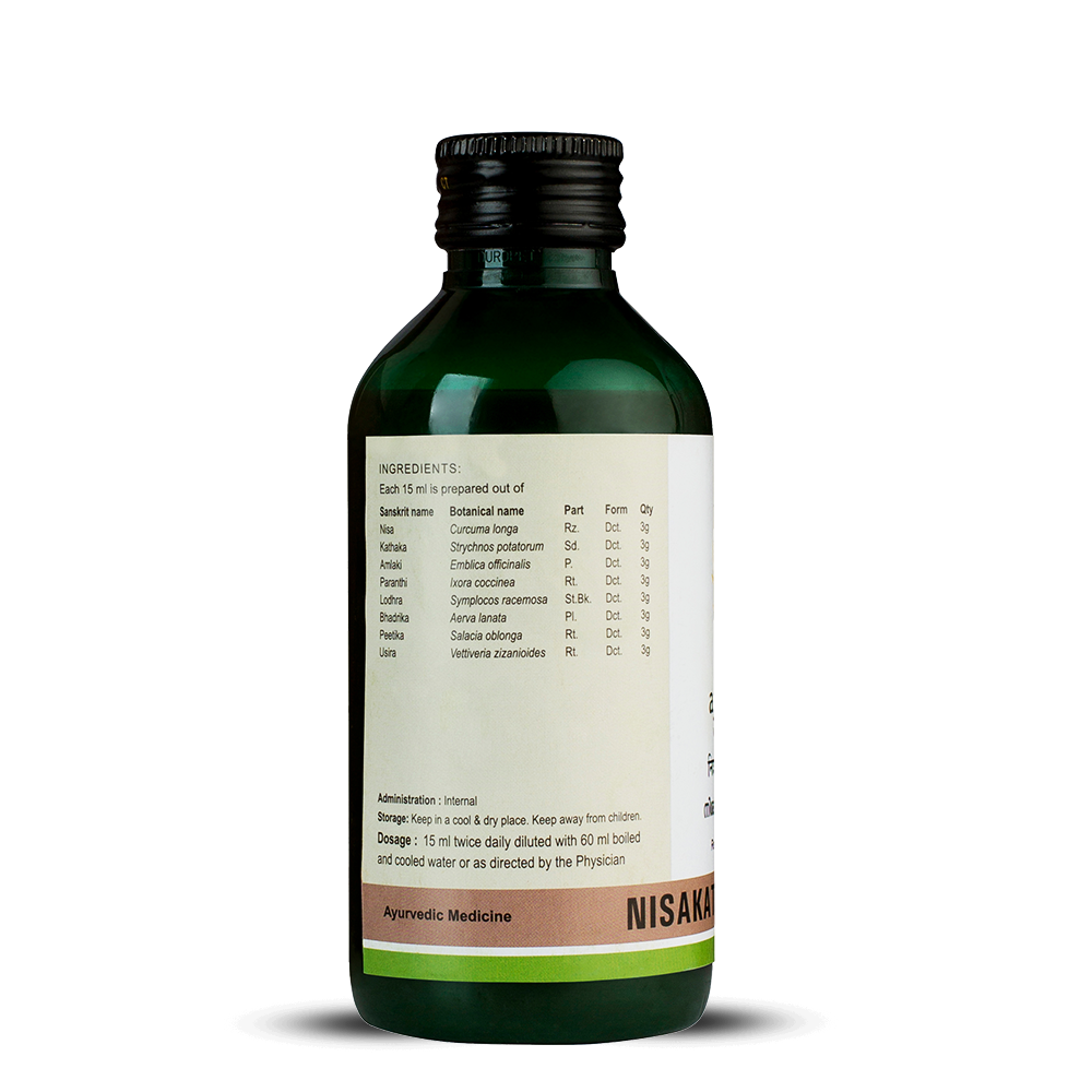 Kerala Ayurveda Nisakathakadi Kwath 200 ml