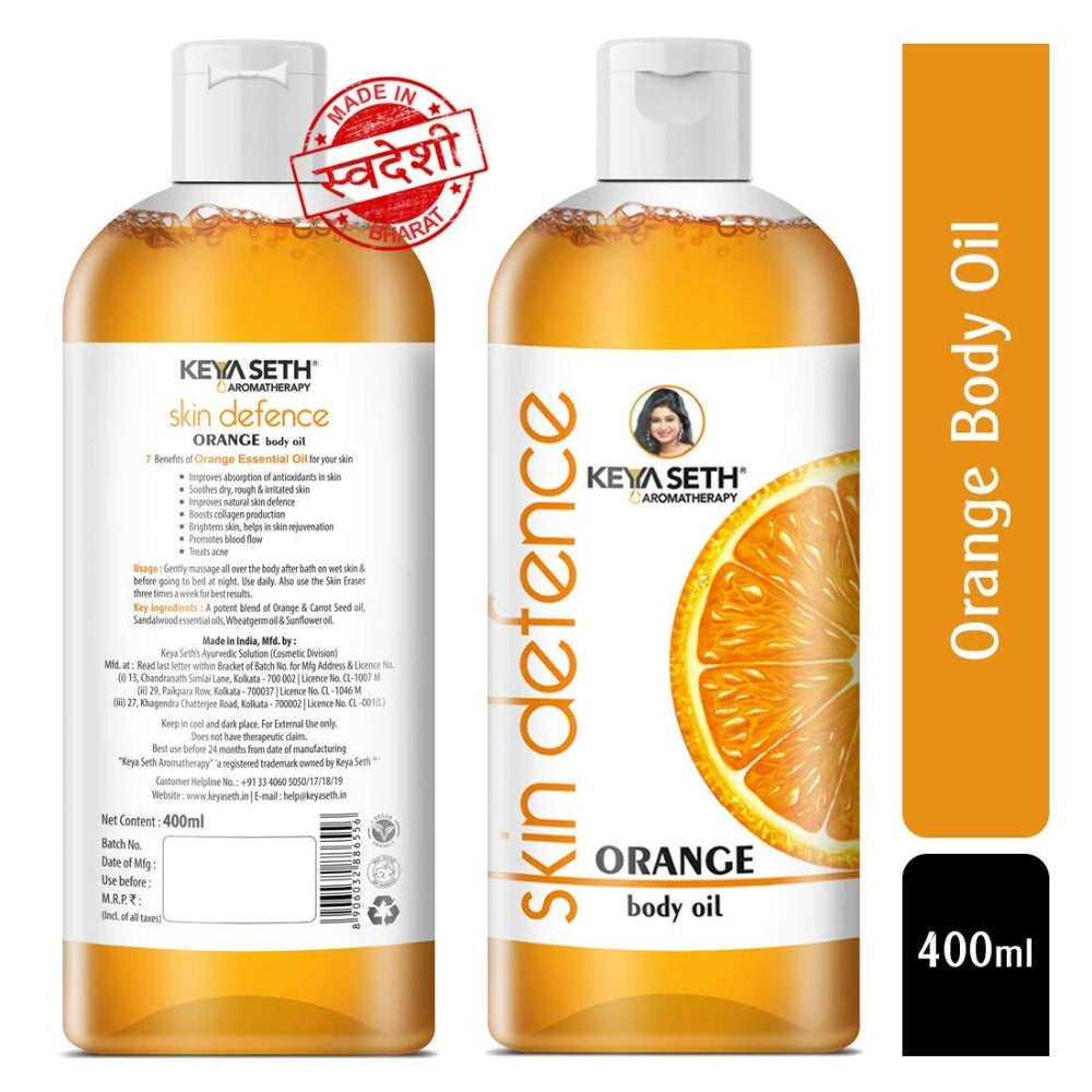 Keya Seth Aromatherapy Skin Defence Orange Body Oil 400 ml