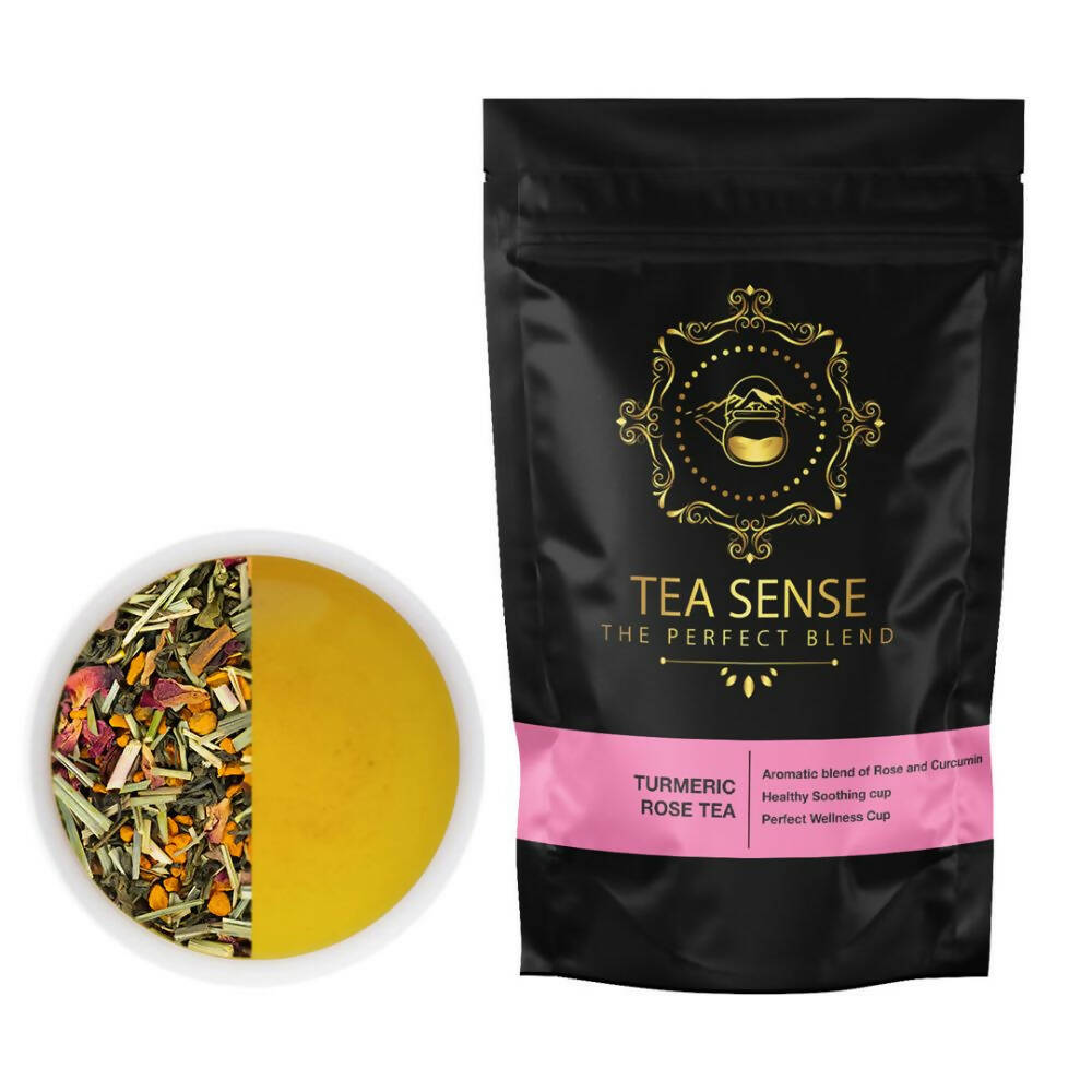 Tea Sense Turmeric Rose Tea - Distacart
