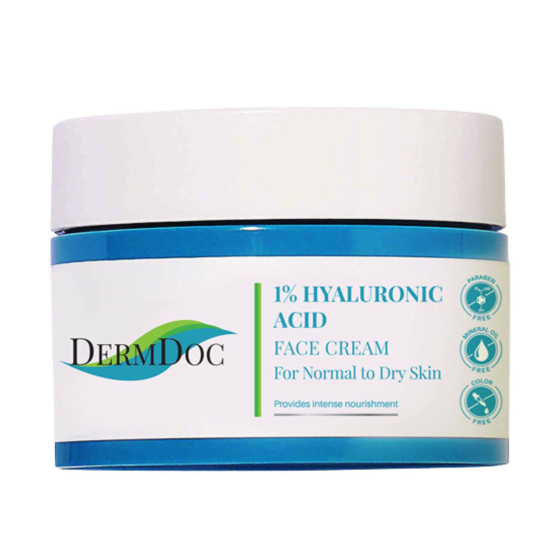 Dermdoc 1% Pure Hyaluronic Acid Face Cream - Distacart