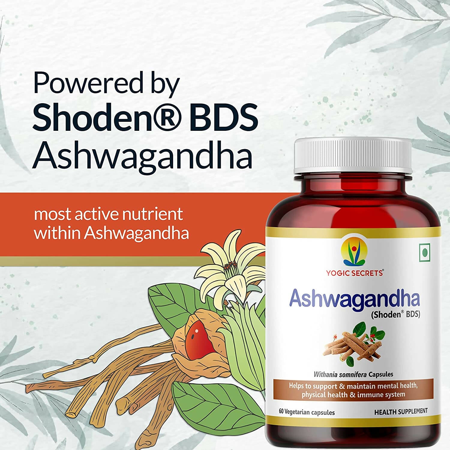 Yogic Secrets Ashwagandha Capsules - Distacart