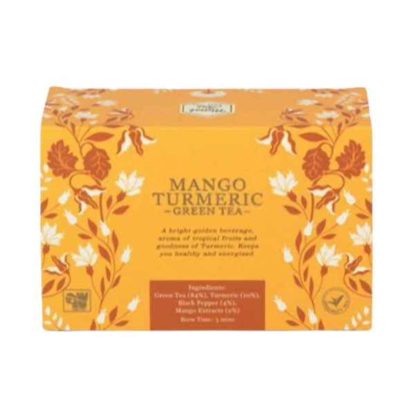 Mittal Teas Mango Turmeric Green Tea - Eco Friendly Bags - Distacart