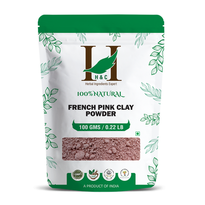 H&C Herbal French Pink Clay Powder - Distacart