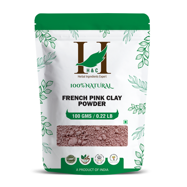 H&C Herbal French Pink Clay Powder - Distacart