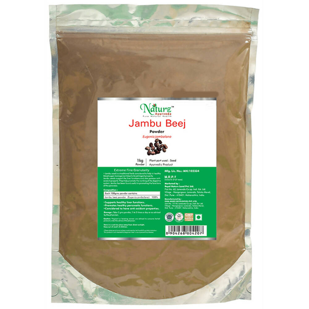 Naturz Ayurveda Jambu Beej Powder - Distacart