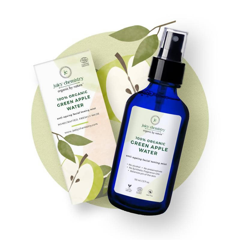 Juicy Chemistry Green Apple Water Toner for Youthful Skin - Distacart