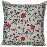 Thumbnail for The Decor Nook Red Floral Print Cushion Cover online